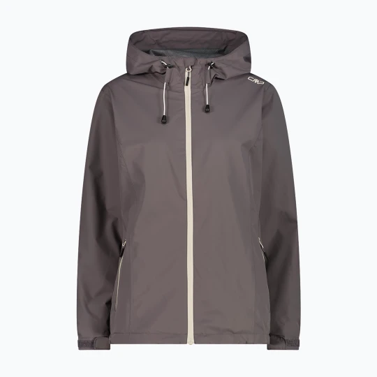 Zdjęcie produktu Kurtka przeciwdeszczowa damska CMP 39X6636 Fix Hood terra Szary