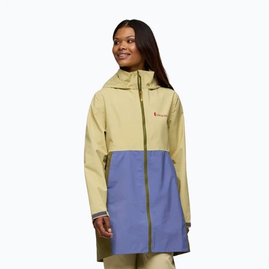 Zdjęcie produktu Kurtka przeciwdeszczowa damska Cotopaxi Cielo Rain Trench grain / smoke Żółty
