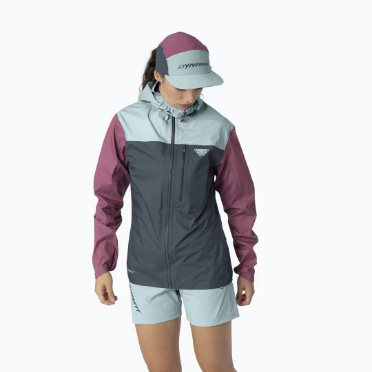 Zdjęcie produktu Kurtka przeciwdeszczowa damska DYNAFIT Traverse 3L cinder cloud blue / 3180