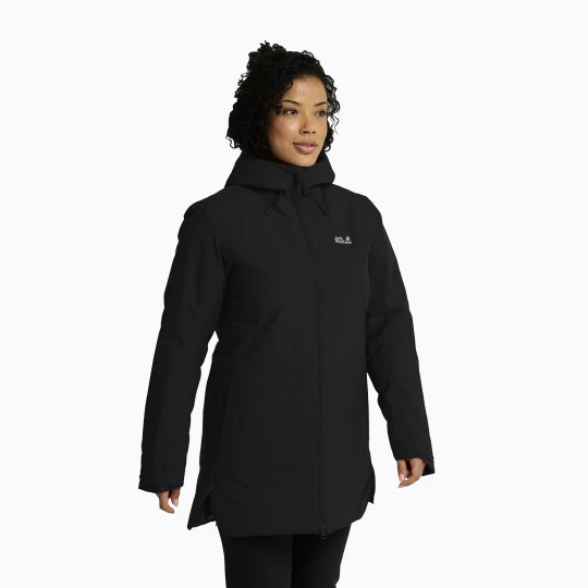 Zdjęcie produktu Kurtka przeciwdeszczowa damska Jack Wolfskin Heidelstein 2 Ins black
