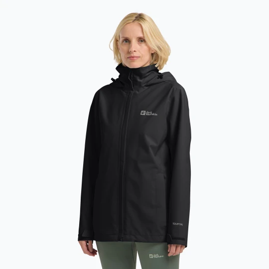 Zdjęcie produktu Kurtka przeciwdeszczowa damska Jack Wolfskin Trailtime 2L black