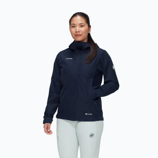 Zdjęcie produktu Kurtka przeciwdeszczowa damska Mammut Treeline Light HS Hooded marine Granatowy