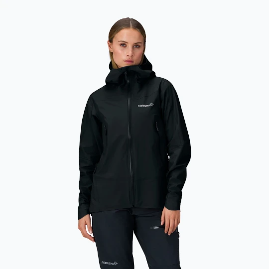 Zdjęcie produktu Kurtka przeciwdeszczowa damska NORRONA Falketind Gore-Tex cavlar black Norrøna