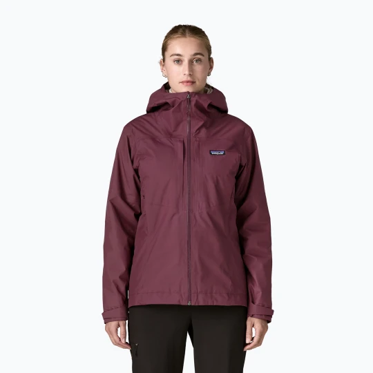 Zdjęcie produktu Kurtka przeciwdeszczowa damska Patagonia Insulated Boulder Fork Rain berry fig Fioletowy