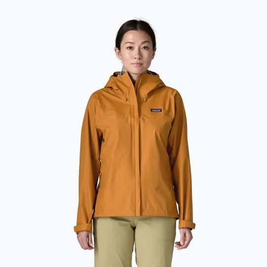 Zdjęcie produktu Kurtka przeciwdeszczowa damska Patagonia Torrentshell 3L Rain cinnamon brown