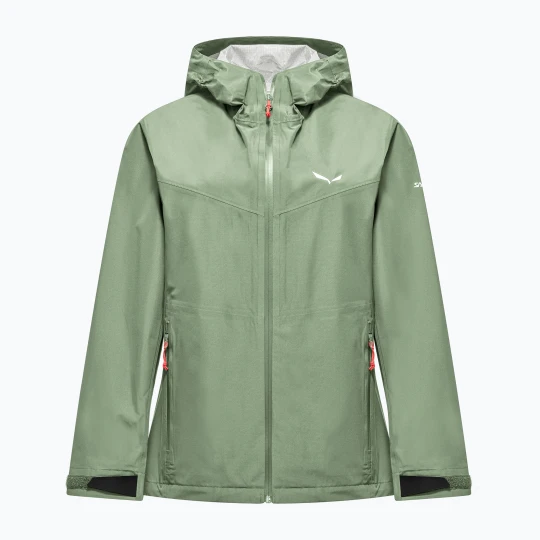 Zdjęcie produktu Kurtka przeciwdeszczowa damska Salewa Puez Aqua 4 Ptx 2.5L pastel green
