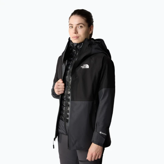 Zdjęcie produktu Kurtka przeciwdeszczowa damska The North Face Jazzi GTX asphalt grey / black