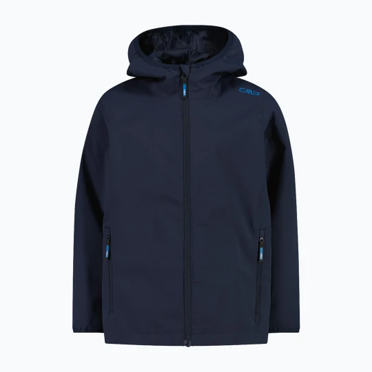 Zdjęcie produktu Kurtka przeciwdeszczowa dziecięca CMP 35Z5514 Fix Hood black / blue Granatowy