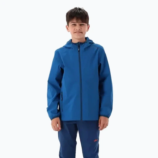 Zdjęcie produktu Kurtka przeciwdeszczowa dziecięca CMP 35Z5514 Fix Hood pacific Niebieski