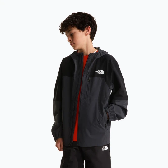 Zdjęcie produktu Kurtka przeciwdeszczowa dziecięca The North Face Teen Hike Packable Shell tnf black / asphalt grey