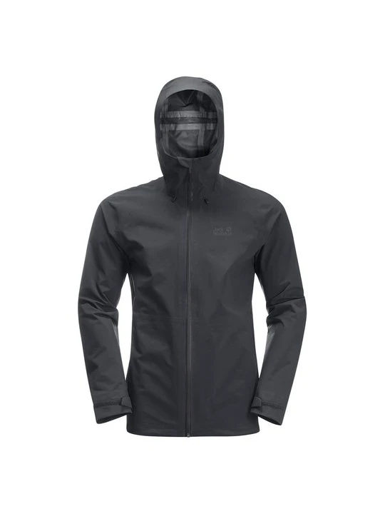 Zdjęcie produktu Kurtka przeciwdeszczowa Jack Wolfskin szary