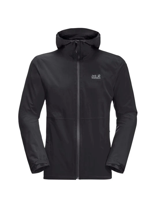 Zdjęcie produktu Kurtka przeciwdeszczowa Jack Wolfskin czarny