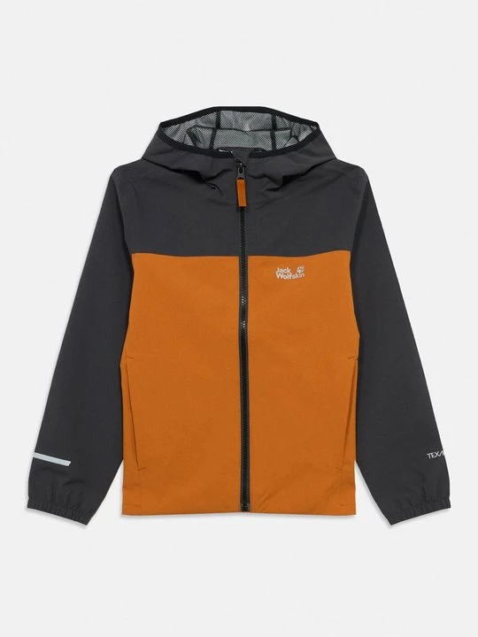 Zdjęcie produktu Kurtka przeciwdeszczowa Jack Wolfskin jasnobrązowy