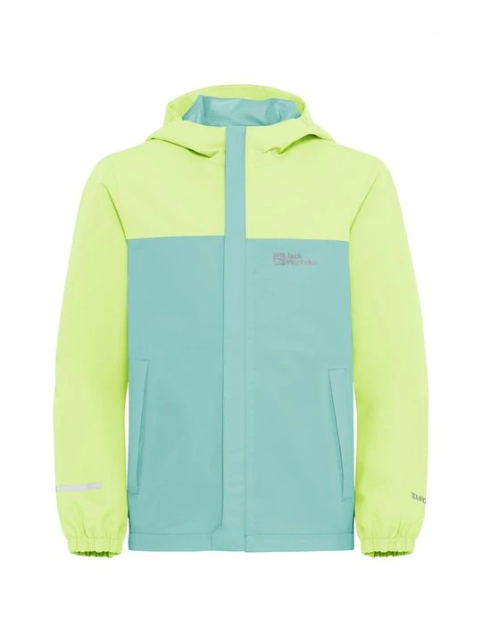 Zdjęcie produktu Kurtka przeciwdeszczowa Jack Wolfskin miętowy