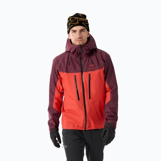 Zdjęcie produktu Kurtka przeciwdeszczowa męska Arcteryx Alpha mars / dynasty Arc'teryx Czerwony