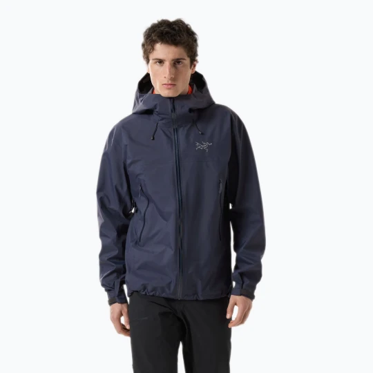 Zdjęcie produktu Kurtka przeciwdeszczowa męska Arcteryx Beta SL black sapphire Arc'teryx Granatowy