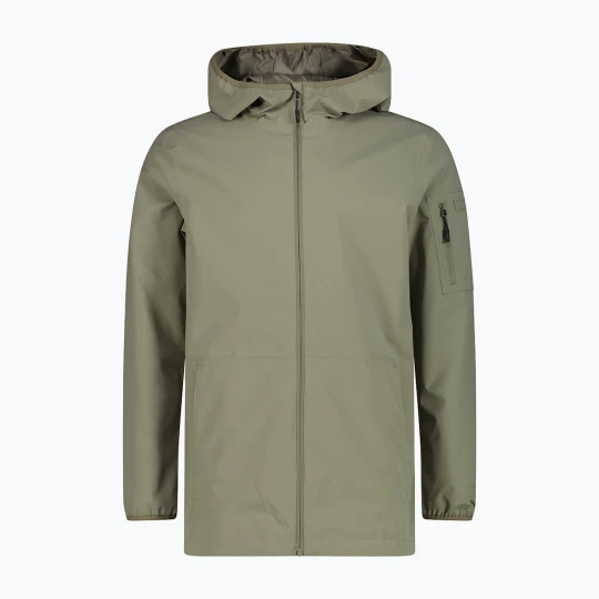 Zdjęcie produktu Kurtka przeciwdeszczowa męska CMP 35Z387 Fix Hood sage Zielony