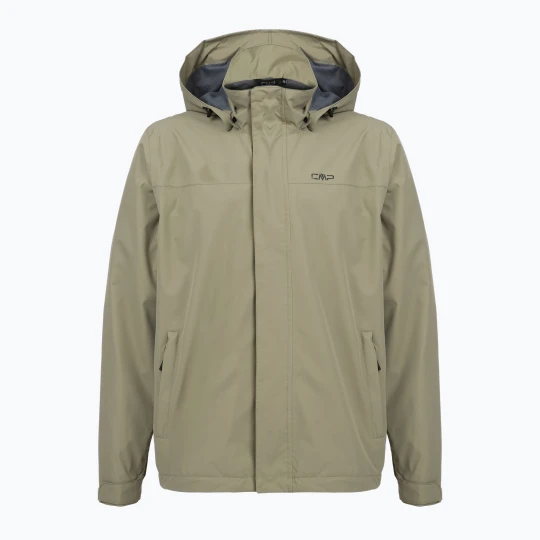 Zdjęcie produktu Kurtka przeciwdeszczowa męska CMP 39X7367 Snaps Hood sage Beżowy