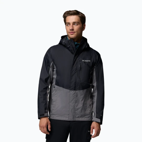 Zdjęcie produktu Kurtka przeciwdeszczowa męska Columbia Pouring Adventure III black/city grey
