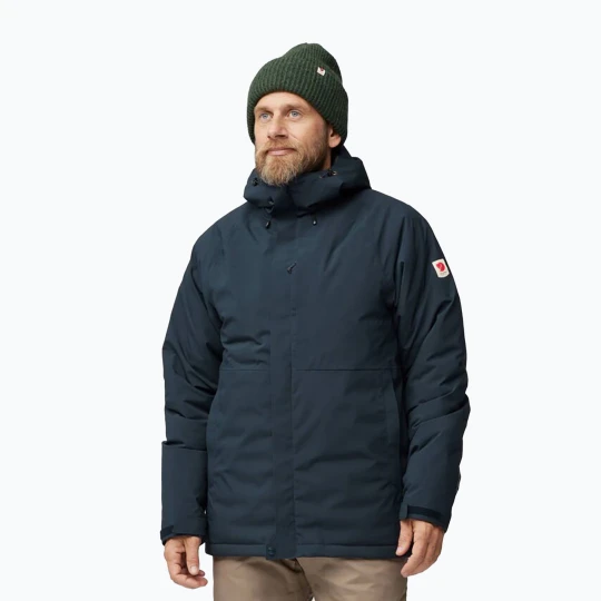 Zdjęcie produktu Kurtka przeciwdeszczowa męska Fjällräven HC Hydratic Padded Trail dark navy Granatowy