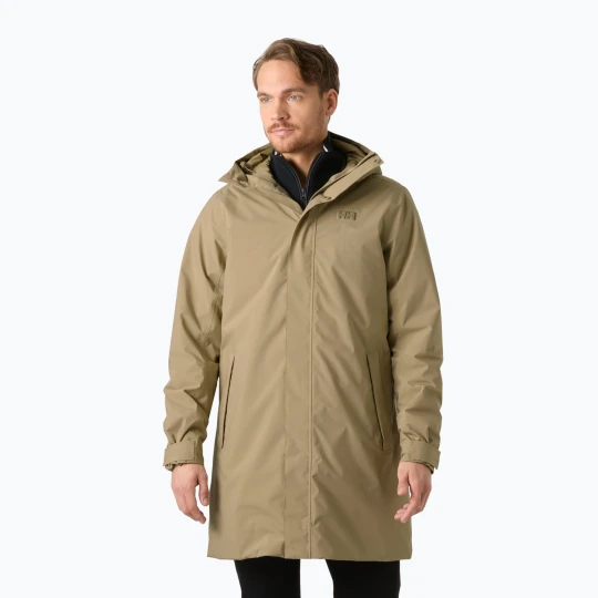 Zdjęcie produktu Kurtka przeciwdeszczowa męska Helly Hansen Brussel Ins pebble Beżowy