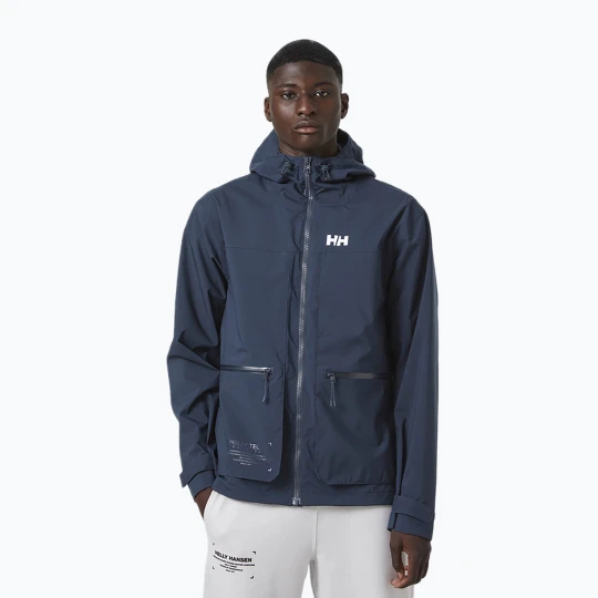 Zdjęcie produktu Kurtka przeciwdeszczowa męska Helly Hansen Move Hooded Rain navy Granatowy