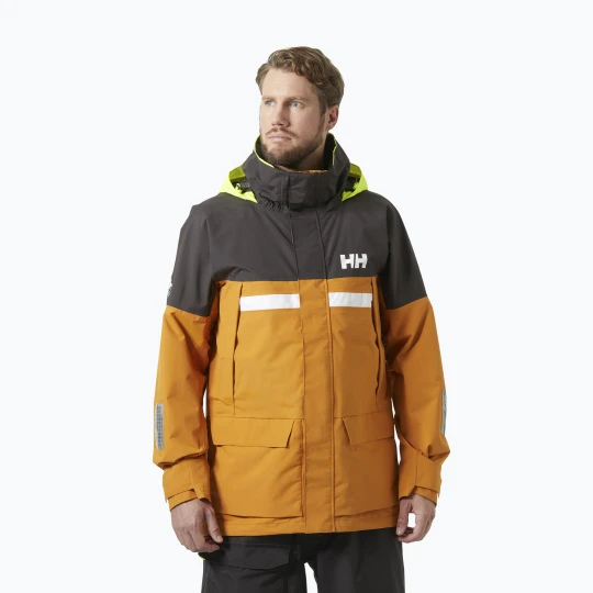 Zdjęcie produktu Kurtka przeciwdeszczowa męska Helly Hansen Pier 4.0 mustard Żółty