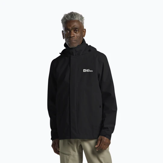 Zdjęcie produktu Kurtka przeciwdeszczowa męska Jack Wolfskin Trailtime 2L black