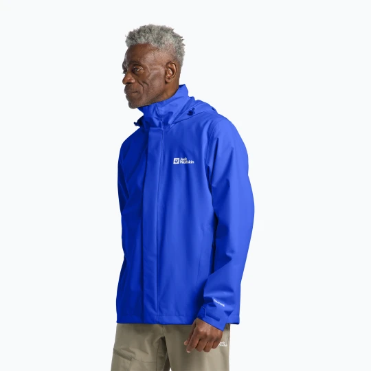 Zdjęcie produktu Kurtka przeciwdeszczowa męska Jack Wolfskin Trailtime 2L vibrant blue