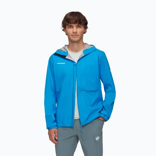 Zdjęcie produktu Kurtka przeciwdeszczowa męska Mammut Ducan Light HS Hooded glacier blue