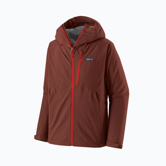 Zdjęcie produktu Kurtka przeciwdeszczowa męska Patagonia Granite Crest Rain dried vanilla Bordowy