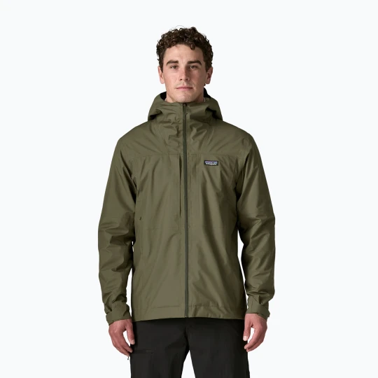 Zdjęcie produktu Kurtka przeciwdeszczowa męska Patagonia Insulated Boulder Fork Rain basin green