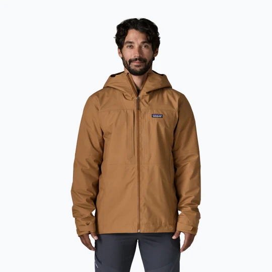 Zdjęcie produktu Kurtka przeciwdeszczowa męska Patagonia Insulated Boulder Fork Rain deer brown