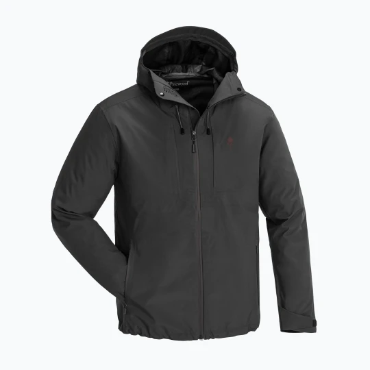 Zdjęcie produktu Kurtka przeciwdeszczowa męska Pinewood Abisko/Telluz 3L d.anthracite Czarny