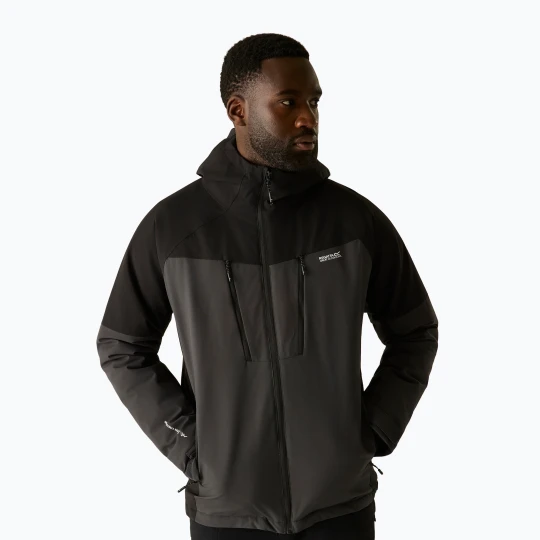 Zdjęcie produktu Kurtka przeciwdeszczowa męska Regatta Highton Stretch Padded Jacket ash / black Szary