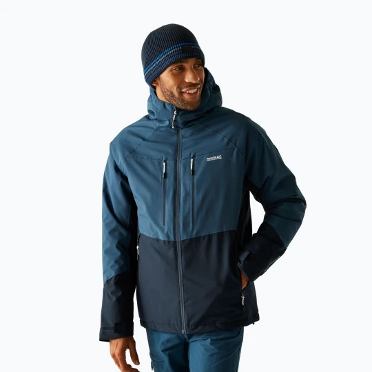 Zdjęcie produktu Kurtka przeciwdeszczowa męska REGATTA Highton Stretch Padded moonlight denim/navy Granatowy