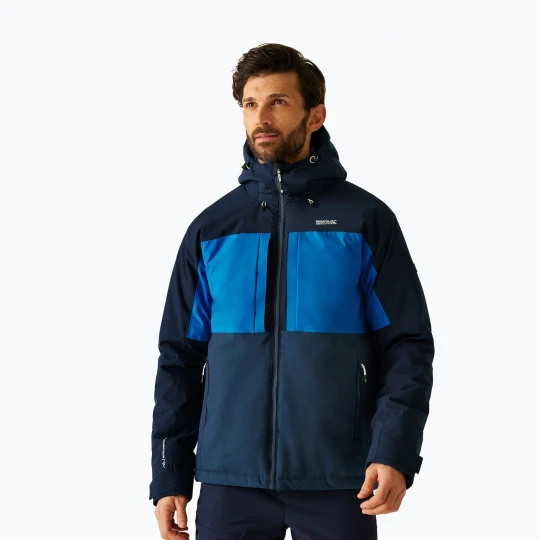 Zdjęcie produktu Kurtka przeciwdeszczowa męska REGATTA Maland Insulated snorkel blue/moonlight denim Granatowy