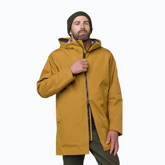 Zdjęcie produktu Kurtka przeciwdeszczowa męska Salewa Fanes 3L Ptx Hemp 2 / 1 Parka golden brown int.7020 Żółty
