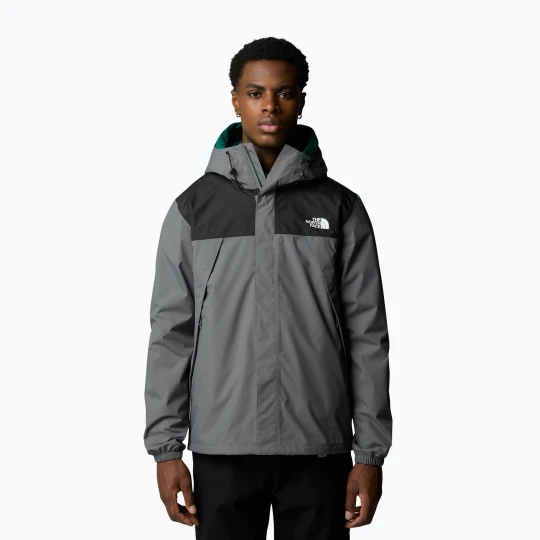 Zdjęcie produktu Kurtka przeciwdeszczowa męska The North Face Antora smoked pearl / tnf black / npf Szary