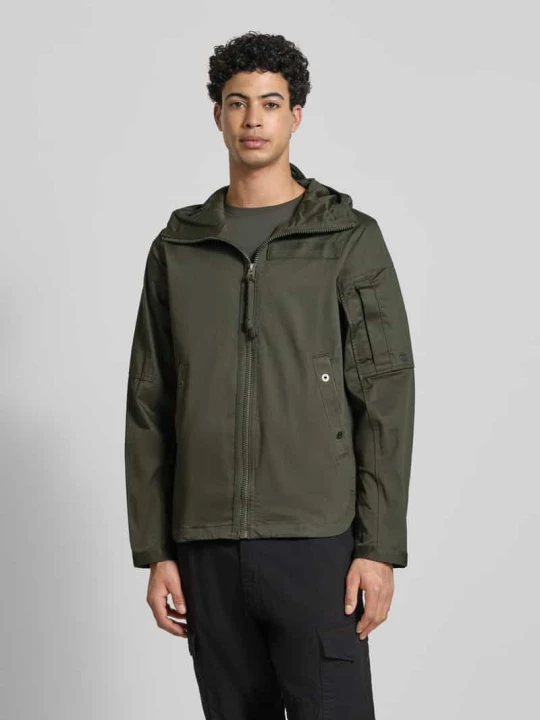 Zdjęcie produktu Kurtka przeciwdeszczowa z zamkiem błyskawicznym o kroju regular fit model 'Batt' G-Star Raw Antracytowy
