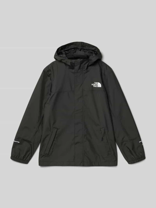 Zdjęcie produktu Kurtka przeciwdeszczowa z nadrukiem z logo Model 'ANTORA' The North Face Czarny