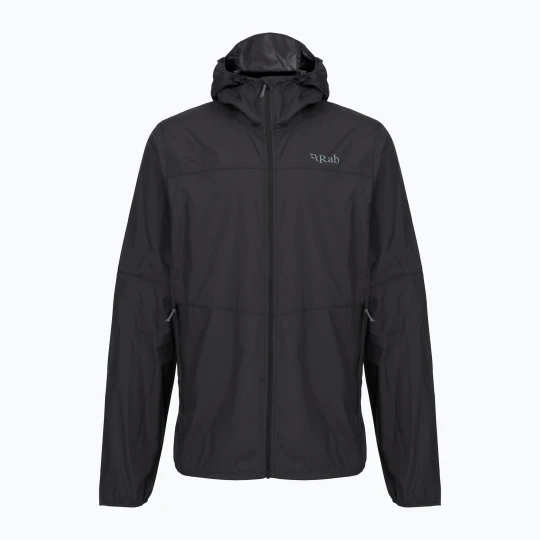 Zdjęcie produktu Kurtka przeciwiatrowa męska Rab Windgather Hoody black