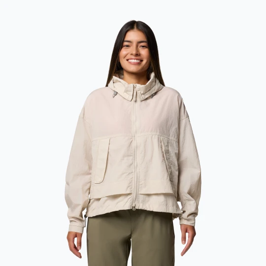 Zdjęcie produktu Kurtka przeciwwiatrowa damska Columbia Paracutie II Windbreaker dark stone Beżowy