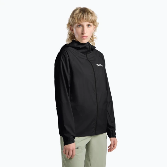 Zdjęcie produktu Kurtka przeciwwiatrowa damska Jack Wolfskin Prelight Octa black
