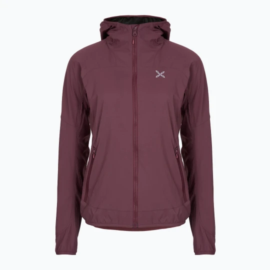 Zdjęcie produktu Kurtka przeciwwiatrowa damska Montura Rise Octa Hooded vinaccia Bordowy