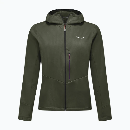 Zdjęcie produktu Kurtka przeciwwiatrowa damska Salewa Pedroc PL 3 HD dark olive Zielony