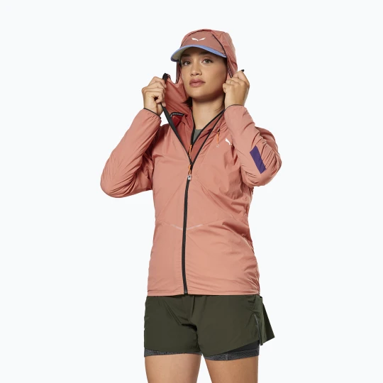 Zdjęcie produktu Kurtka przeciwwiatrowa damska Salewa Pedroc Wind HD Light desert pink