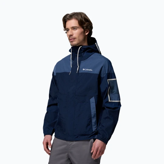 Zdjęcie produktu Kurtka przeciwwiatrowa męska Columbia Challenger II Windbreaker collegiate navy/dark mountain Granatowy