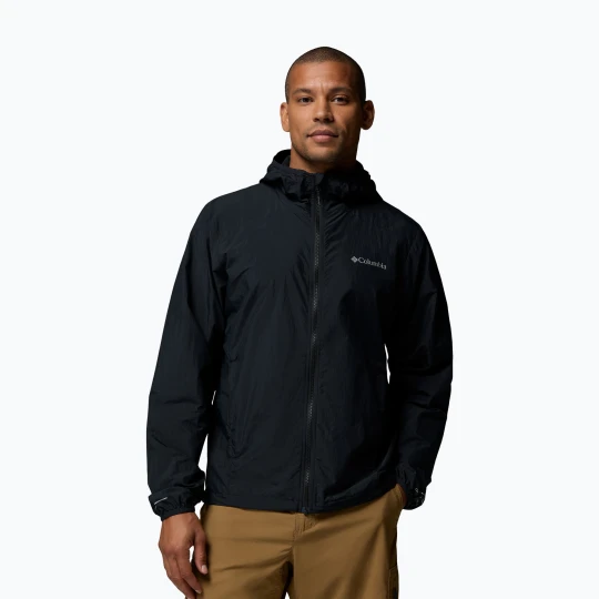Zdjęcie produktu Kurtka przeciwwiatrowa męska Columbia Trailborne Outerchange black
