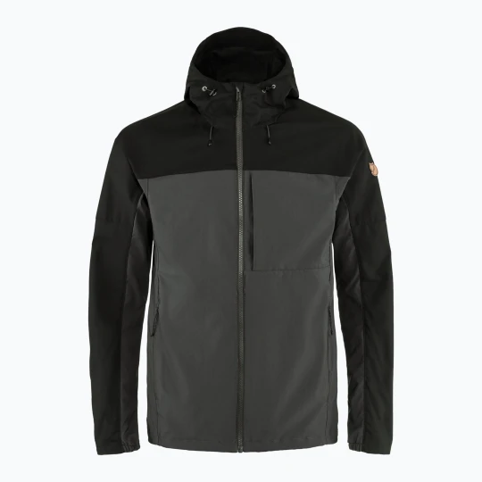 Zdjęcie produktu Kurtka przeciwwiatrowa męska Fjällräven Abisko Midsummer dark grey / black